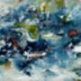 Large Original Abstract Expressionist Painting Acrylic On Canvas Contemporary 150 Cm, thumbnail 2 of 7