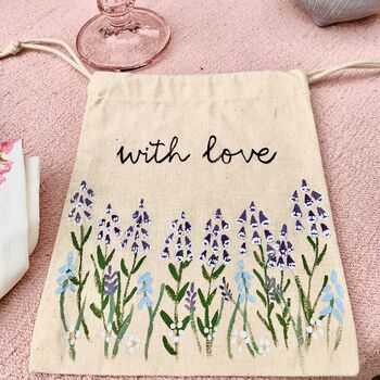 Personalised Cottage Garden Hand Painted Gift Bag, 3 of 7