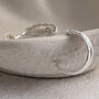 Sterling Silver Feather Hoop Studs, thumbnail 2 of 4