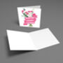 21st Birthday Card – For Step Sister With Floral Design, thumbnail 3 of 5