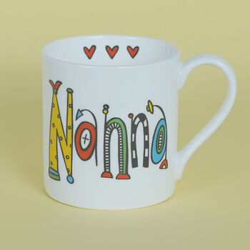 Personalised Nana Or Nanna Bone China Mug, 2 of 5