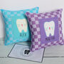 Checkerboard Tooth Cushion, thumbnail 3 of 12