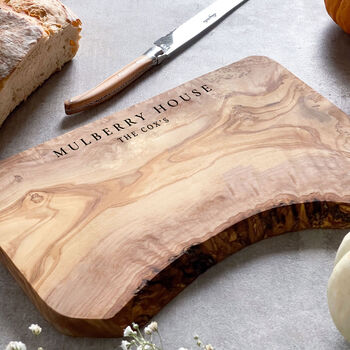 Personalised Olive Wood Cheese Board, 6 of 11