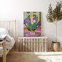 Slow Sunday Flower Art Print, thumbnail 3 of 4