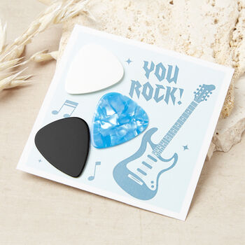 Personalised Band Name Guitar Plectrum / Pick Coloured Set, 4 of 11