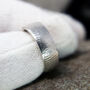 Sterling Silver Fingerprint Memorial Ring, thumbnail 3 of 4