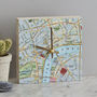 Personalised Map Location Square Clock, thumbnail 6 of 8