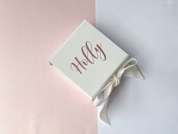 Small Personalised Gift Box, Empty Gift Box, Birthday, 4 of 5
