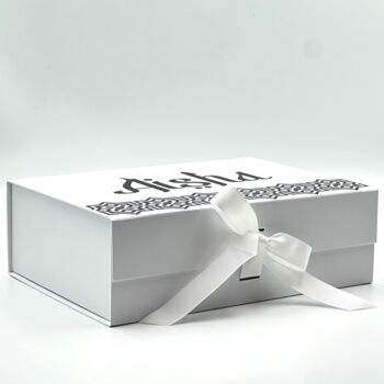 Eid Mubarak Gift Box With Lid Personalised Birthday Gift Box, 3 of 7