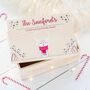 Personalised Reindeer And Scarf Family Christmas Eve Box, thumbnail 2 of 4