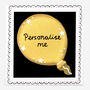Biscuiteers Personalised Hand Iced New Year Balloon Letterbox Biscuit Gift, thumbnail 1 of 3