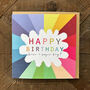 Colourful Happy Birthday Card, thumbnail 4 of 5