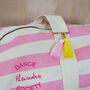 Embroidered Ballerina Dance Duffle Bag, thumbnail 7 of 12