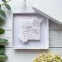 Handmade Personalised Wedding Card In White, thumbnail 1 of 6