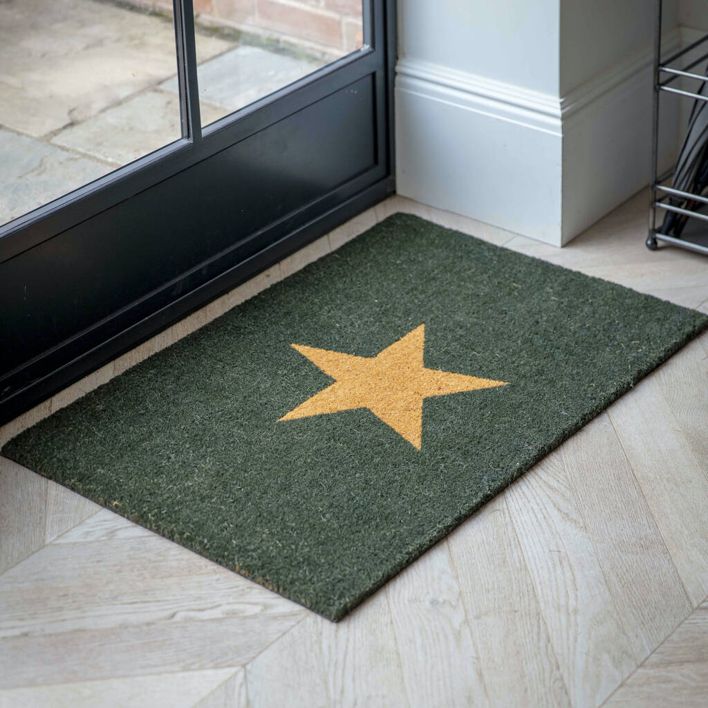 Green Star Doormat, 1 of 4
