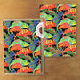 Camouflage Of Chameleons Print A6 Greetings Cards, thumbnail 3 of 7