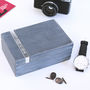 Personalised Wooden Cufflink Watch Box, thumbnail 9 of 11