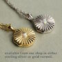 Opal Sun Sterling Silver Locket, thumbnail 5 of 10