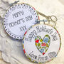 Mothers Day Personalised Embroidered Hoop Card, thumbnail 8 of 12