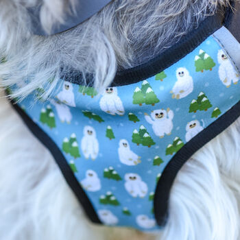 Winter Yetis Adjustable Dog Harness, 7 of 7
