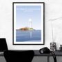 St Mary's Lighthouse Art Print, thumbnail 2 of 3