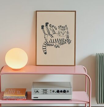 Cute Shoes Funny Hallway Print, 2 of 3