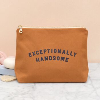 'Exceptionally Handsome' Wash Bag, 10 of 12