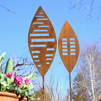 Rusty Modern Garden Art By Coach House Forge