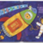 Personalised Children's Book, Blast Off With Me, thumbnail 7 of 11