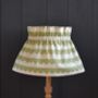 Dolly Green Scallop Gathered Scrunchie Lampshade, thumbnail 1 of 2