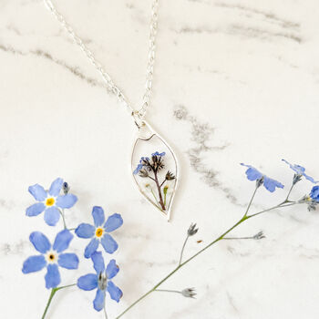 Forget Me Not Drop Necklace, 2 of 5