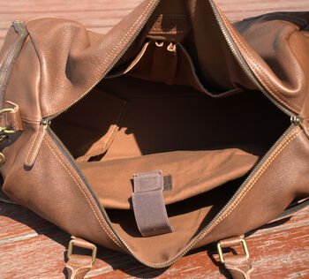 Genuine Leather Duffle, 10 of 12