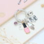Nail Technician Personalised Keyring Nail Tech Thank You, thumbnail 4 of 11
