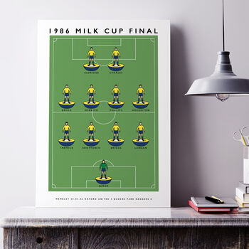 Oxford United Milk Cup Poster, 4 of 8