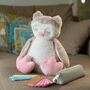 Owl Zippy Soft Toy With Personalised Storage Bag, thumbnail 1 of 4