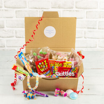Personalised Fully Loaded Retro Sweet Hamper Gift Box, 2 of 4