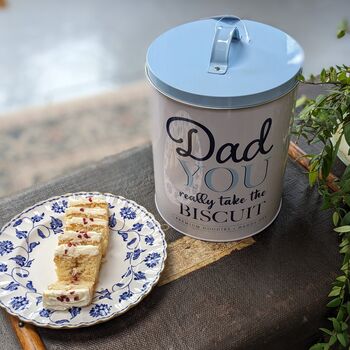 Father's Day Filled Biscuit And Cake Tin For Dad, 3 of 5
