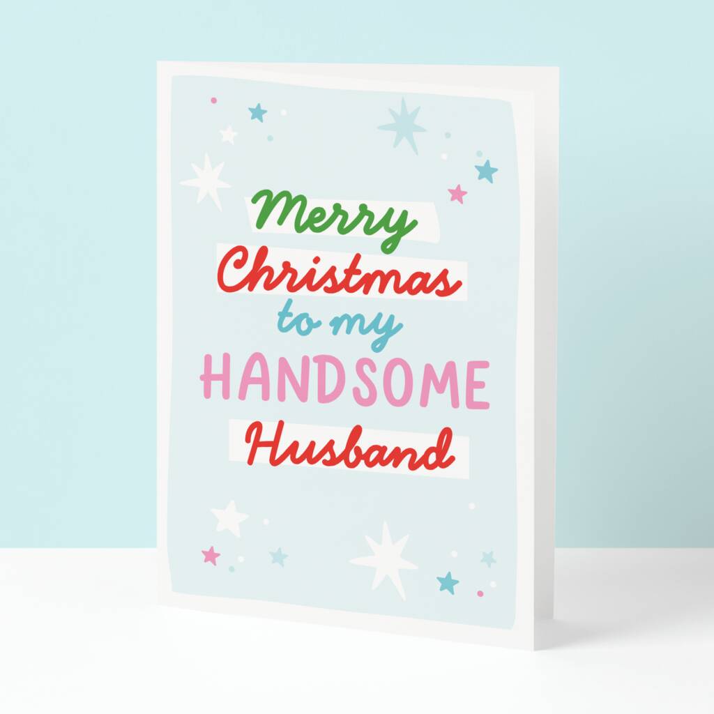 Merry Christmas Husband Card, 1 of 3