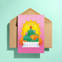 Sunshine Garden Greeting Card, thumbnail 3 of 4