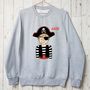 It's A Pirate's Life Personalised Boys Sweatshirt, thumbnail 1 of 4