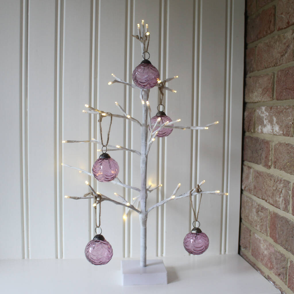 Small White Twig LED Christmas Tree By Lime Tree London | notonthehighstreet.com