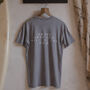 Mens 'Brave Free' Grey Acid Wash T Shirt, thumbnail 1 of 2
