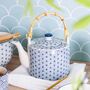 Japandi Pattern Teapot, thumbnail 1 of 2