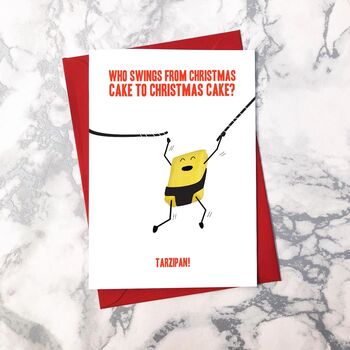 10 Christmas Food Pun Cards, Two X Five Designs, 5 of 6