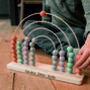 Personalised Rainbow Abacus Baby Toy, thumbnail 1 of 7