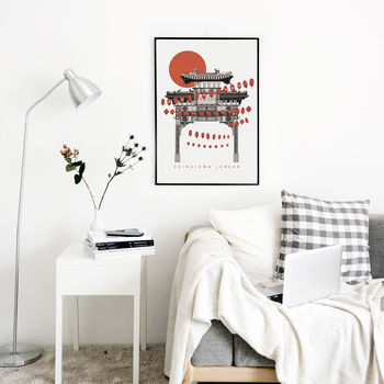 Chinatown London Art Print. Illustrated Poster, 4 of 4