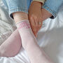 Just Married Glitter Personalised Socks, thumbnail 1 of 3