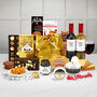 Christmas Eve Food Hamper With Red And White Wine, thumbnail 1 of 4