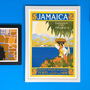 Authentic Vintage Travel Advert For Jamaica, thumbnail 4 of 8