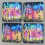Colourful Abstract Woods Coasters X Two, thumbnail 4 of 7